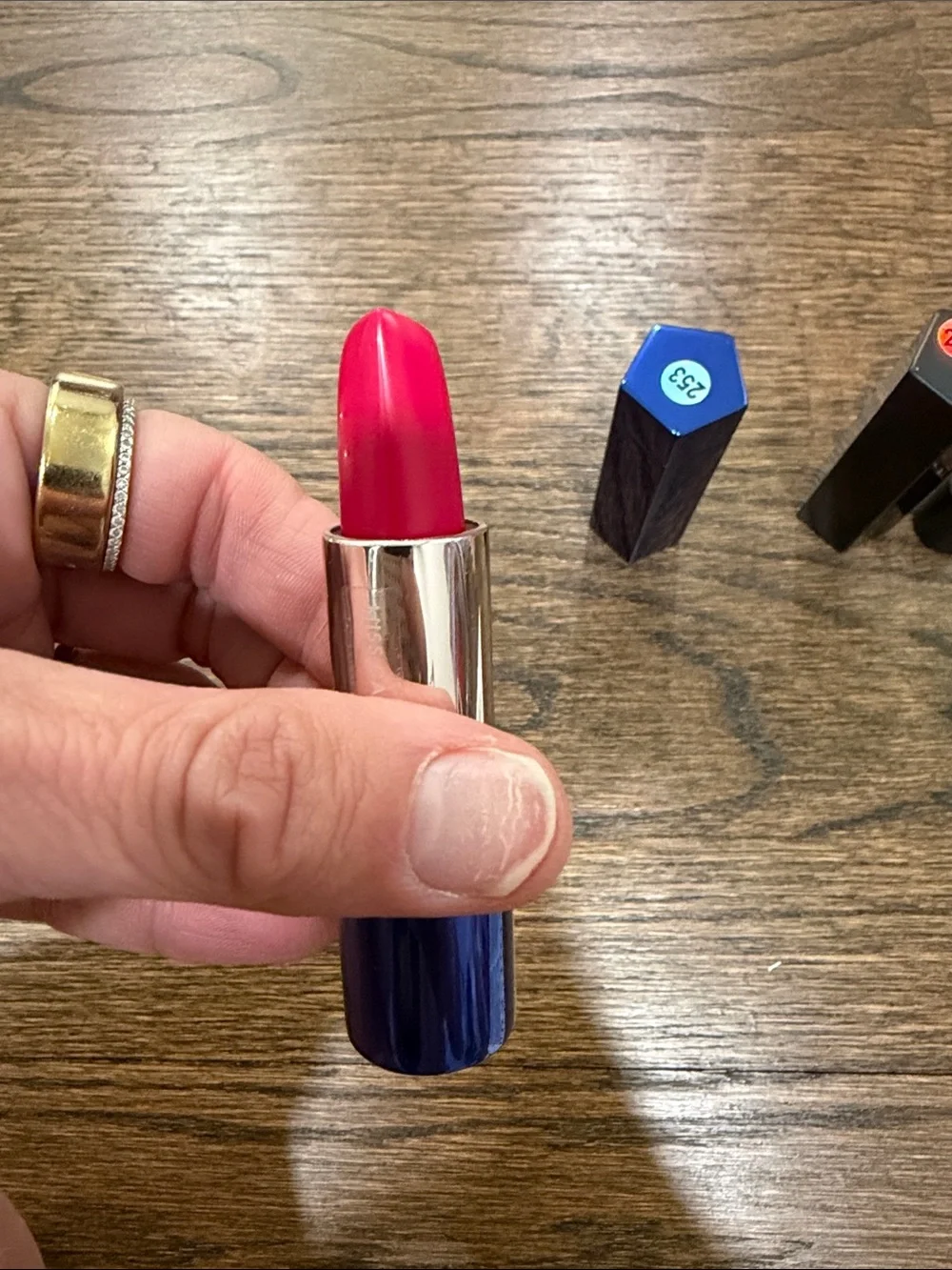 Fenty Beauty Lipstick Duo in Bright Pink and Red